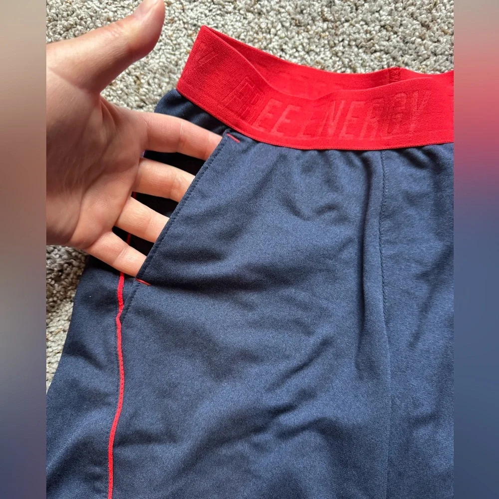 Boys Navy Blue and Red Athletic Set